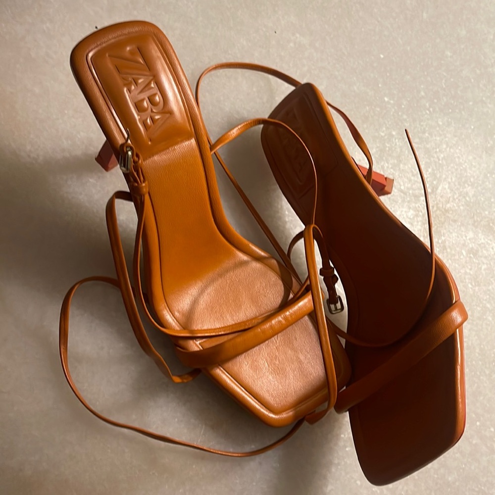 Zara Strap Up Heels